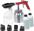 Smilšu strūklas pistole ar tvertni un 2kg smilšu